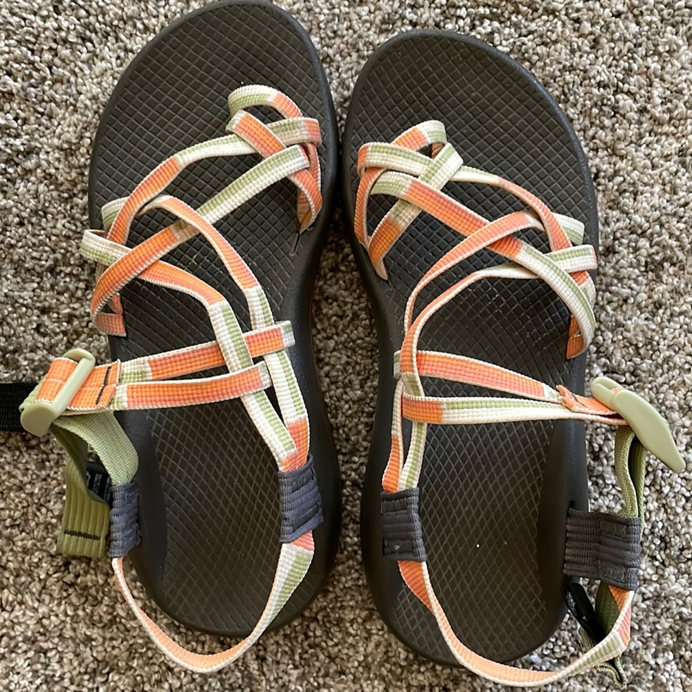 Chaco Size 7, Multi-Colored Sandals. - image 1